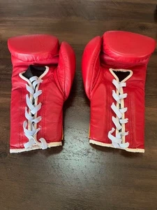 Garmy Boxing G-9606 Red 8Oz strings are made of rubber, MADE IN KOREA, USED - Picture 1 of 5