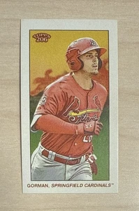 NOLAN GORMAN - 2021 Topps 206 - Wave 9 - PIEDMONT #29 - SPRINGFIELD CARDINALS - Picture 1 of 2