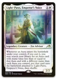 Light-Paws, Emperor's Voice #25 (Foil) (NM) Kamigawa Neon Dynasty NEO Magic MTG - Picture 1 of 2