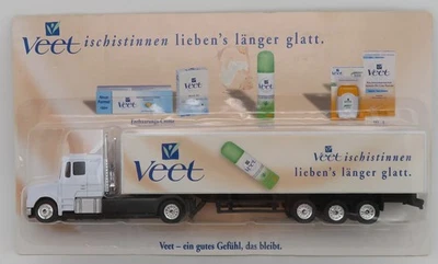 Grell Ho 1/87 Camion Semi Rimorchio US Man Phoenix Prodotto Veet Box - Immagine 1 di 4