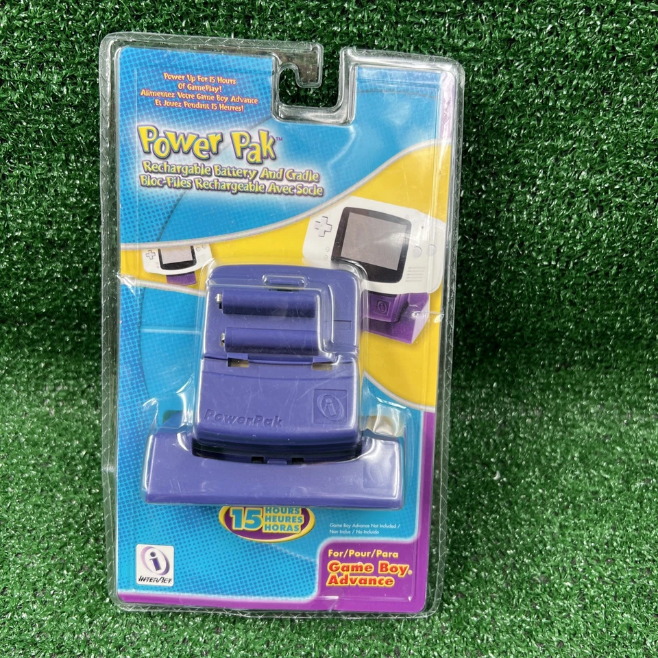 Power Pak Rechargeable Battery & Cradle for Nintendo Game Boy Advance New - Image 1 of 4