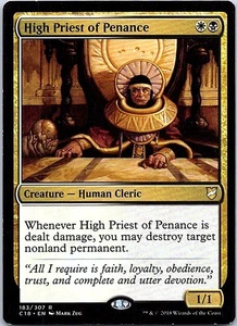 High Priest of Penance R C18 Regular Commander 2018 183 Creature — Human Cleric - Picture 1 of 2