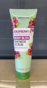 **New** Creightons Raspberry & Pomegranate Body Bliss Shower Scrub 250ml - Picture 1 of 2