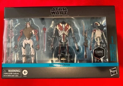 Star Wars Black Series Jedi Survivor MagnaGuard Super Battle Droid paquete de 3 juegos Foto 1 de 2