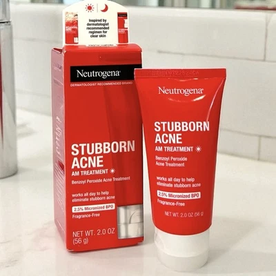 Neutrogena Stubborn Acne AM Treatment Fragrance & Dye Free 2.0 Oz, Exp 07/2026 - Image 1 of 4