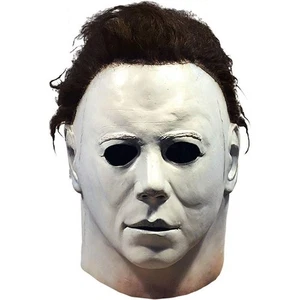 Halloween Michael Myers Maske Scary Deluxe Adult Latex Horror Kostüm Killer DE - Bild 1 von 7