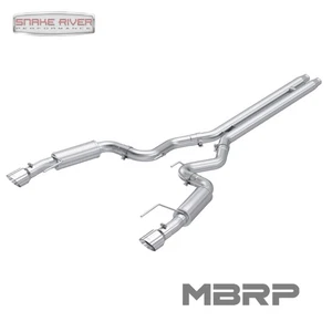 Escape trasero aluminizado MBRP S7253AL 3" doble división para 2024 Mustang GT S650 5,0 L - Imagen 1 de 4
