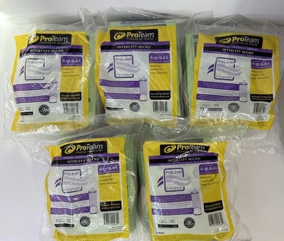5 Pack ProTeam Intercept Micro Replacement Filter- 100431, 50CT (5x10) - Image 1 of 4
