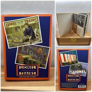 Lionel Treni Leggendari Carte da Collezione 1997 Set di 72 con Raccoglitore Set Completo - Foto 1 di 11