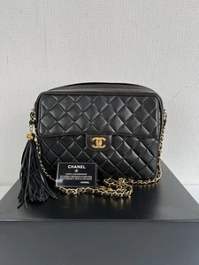 Chanel Camera Flap Bag Black Lambskin - Picture 1 of 24