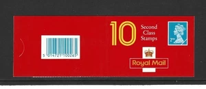 GB 1992 10 x Briefmarkenheftchen 2.KLASSE HC6a - ZYLINDER Q11 Q11 - Bild 1 von 1