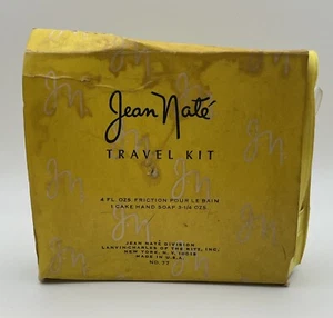 Vintage Damen Jean Nate Mini Reiseset After Body Lotion & Seife im Etui - Bild 1 von 7