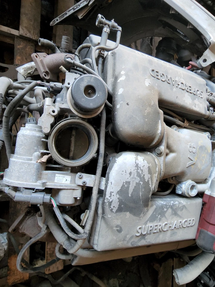 1998 1999  JAGUAR XJR SUPERCHARGE THROTTLE BODY - Image 1 of 4