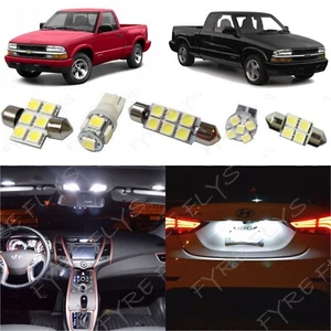 13x White LED Interior lights package kit for 1998-2004 Chevrolet S10 +Tool CS7W - Picture 1 of 9