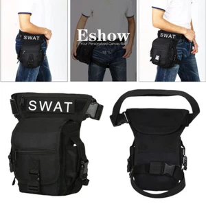 Tactical Leg Drop Bag Thigh Waist Bag Nylon Outdoor Hunting Travel Hiking Bag - Picture 1 of 10