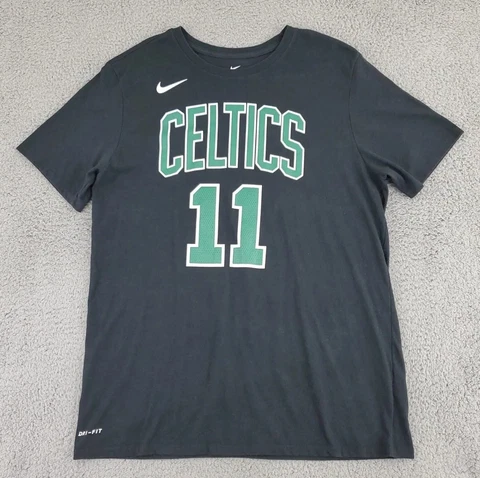 The Nike Tee Kyrie Irving Boston Celtics Shirt Men Large Black Dri-FIT Adult A53 Cover