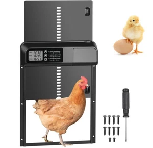 Aluminum Automatische Hühnerklappe Batterie, IP44 Timer Elektrische Hühnerklappe - Bild 1 von 14