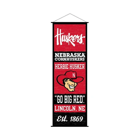 Nebraska Cornhuskers Banner and Scroll Sign Cover