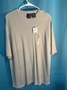 JF J.Ferrar Mens Crew Neck Short Sleeve T-Shirt New XLARGE Gray - Picture 1 of 4