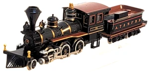 N ATLAS 41607 Santa Fe AT&SF 2-6-0 Mogul & Tender # 125 (Tested) Rapido cplrs #2 - Picture 1 of 11