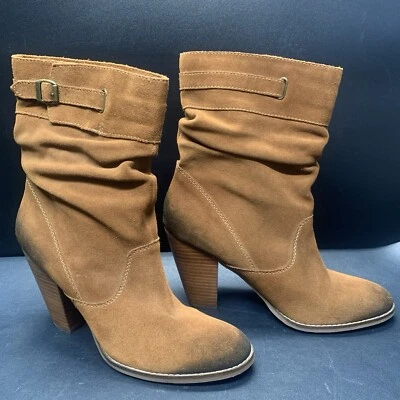 Zodiac Womens Size 9.5 Pandell  Suede Leather Buckle Slouch Boot USA, Excellent - Image 1 of 4