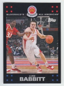 2008 TOPPS McDONALDS LUKE BABBITT #LB TRUE ROOKIE MINT 1ST CARD EVER MADE HTF!!! - Picture 1 of 2