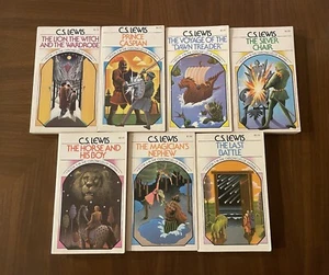 The Chronicles Of Narnia C.S. Lewis 1st Edition Set 1970 Complete Books 1-7 Good - Picture 1 of 3