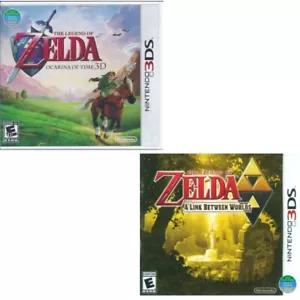 The Legend of Zelda: Ocarina of Time 3D + A Link Between Worlds 3DS New Games - Picture 1 of 5