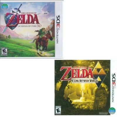 The Legend of Zelda: Ocarina of Time 3D & A Link Between Worlds 3DS New Bundle - Image 1 of 4