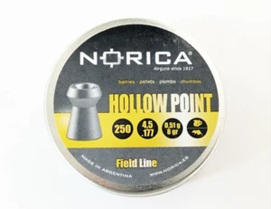 Field Line Hollow Point Airgun Pellets Norica 250 .177 - Picture 1 of 1