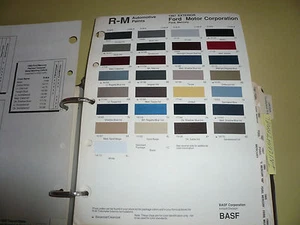 Ford Mercury 1987 exterior R-M muestra de pintura con chip de color - - Imagen 1 de 1