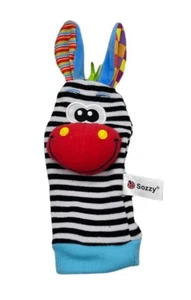 Sozzy Baby Rattle Toys Sensory Newborn Rattles for Wrist Ankle Plush Toy - Picture 1 of 6