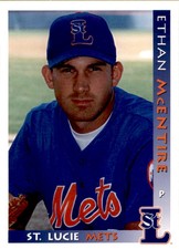 1999 St. Lucie Mets Grandstand #20 Ethan McEntire Clarksville Georgia GA Card