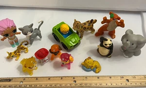 Verschiedenes Spielzeug Set 13 Disney Little People Pound Patrol Katzen Elefant Tiger Dschungel - Bild 1 von 24