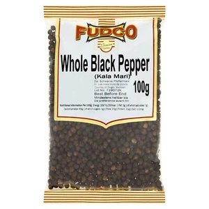 Fudco poivre noir entier 100 g - Photo 1 sur 1