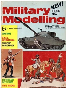 Military Modelling Hobby Magazine Issue Number ONE, Jan. 1971, Complete Original - Bild 1 von 5