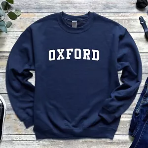Oxford Sweatshirt | Oxford Classic Crewneck Sweatshirt - Picture 1 of 8