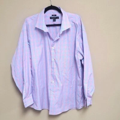 PRONTO UOMO Plaid Dress Shirt - Size 19 34/35 - Image 1 of 4