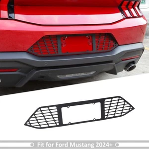 Black Back Rear License Frame Protector Cover For Ford Mustang 2024+ Accessories - Bild 1 von 14