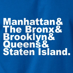 NEW YORK BOROUGHS T-Shirt NYC Manhattan Bronx Brooklyn Queens S-6XL Tee - Bild 1 von 14