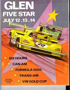 Watkins Glen Can Am-Trans Am Race July 12-14 1974 Program - Picture 1 of 2