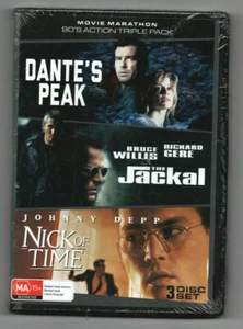 90's Action Triple Pack DVD Pierce Bronson, Linda Hamilton, Johnny Depp - Picture 1 of 1