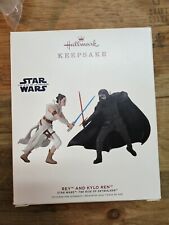 Star Wars The Rise of Skywalker REY & KYLO REN Hallmark Keepsake Ornament   2019