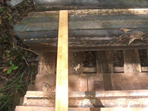 Vintage  pediment cornice  cast  iron  Lintel  Architectural (6 available) Cover