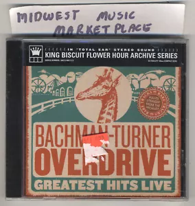 Bachman Turner Overdrive - Greatest Hits Live - New Sealed CD - King Biscuit BTO - Imagen 1 de 2