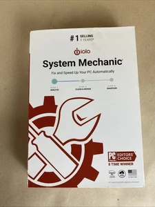 System Mechanic Pro nuovo con scatola, pulitore computer, blocca virus e spyware SIGILLATO - Foto 1 di 7