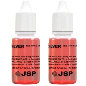 Fresh Silver Acid Testing Solution Silver 925 Test Scrap 1/2 Fl Oz.2 Bottles - Picture 1 of 11