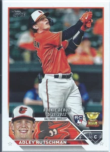 Actualización Topps 2023 #us180 Adley Rutschman RC - Baltimore Orioles Rookie - Imagen 1 de 2