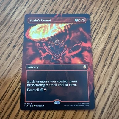 Borderless SOZIN'S COMET x1 mtg NM-M The Last Airbender 1 Mythic - Image 1 of 2