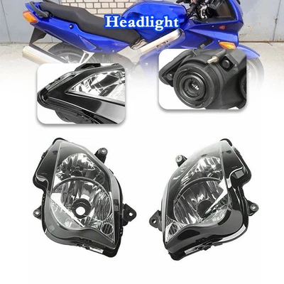Motorcycle Headlight Headlamp Assembly Durable Clear For Honda VFR800 2002-2012 - Image 1 of 4
